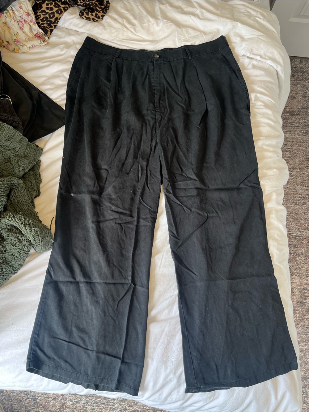 Reformation Black Trousers